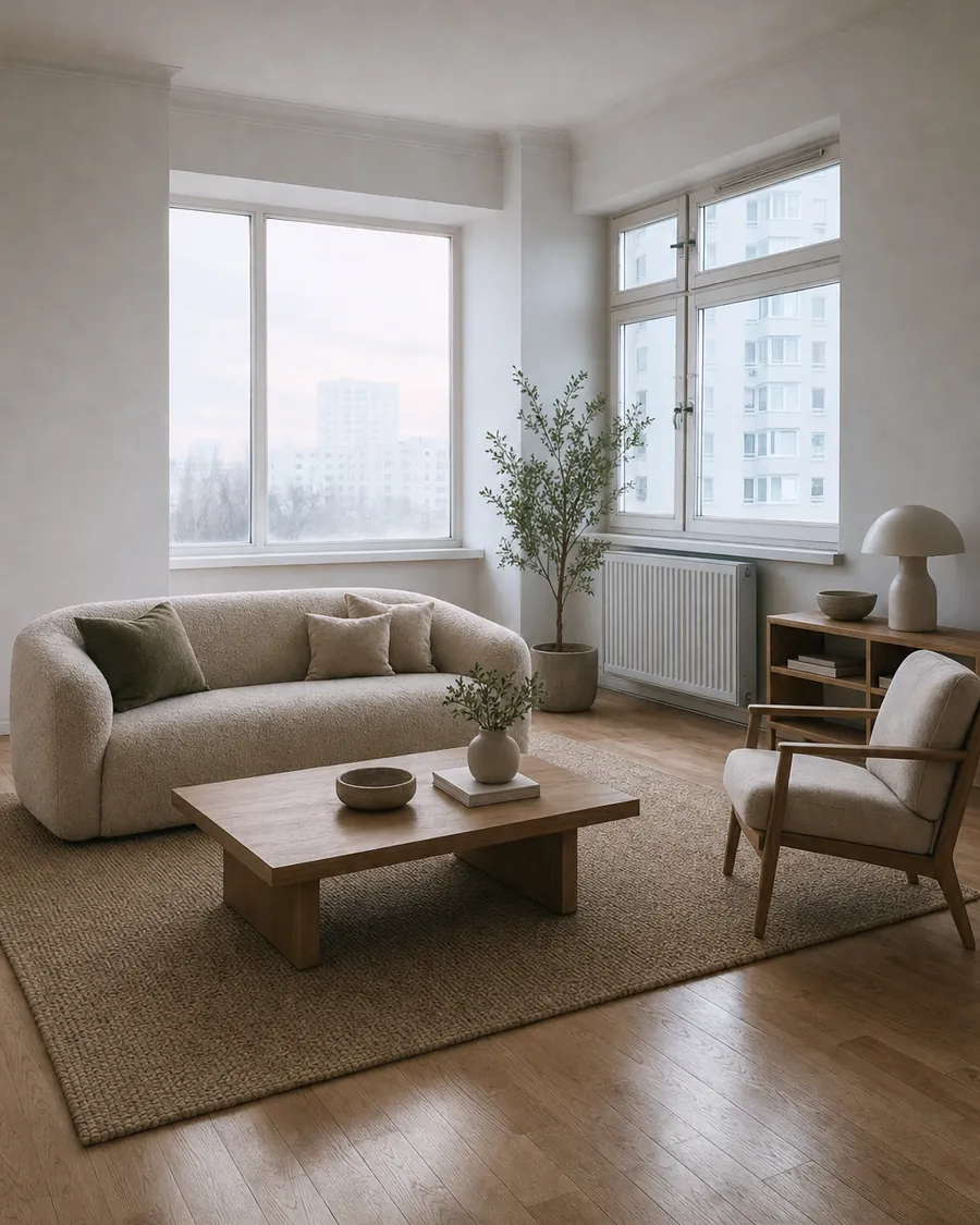 Same room furnished
